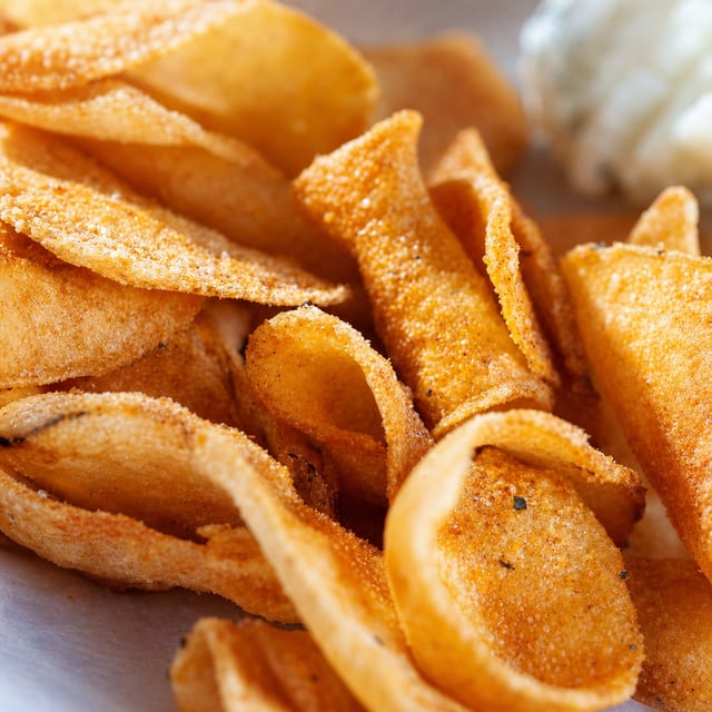 Homemade Potato Chips.