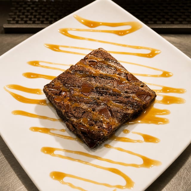 Salted Caramel Brownie.