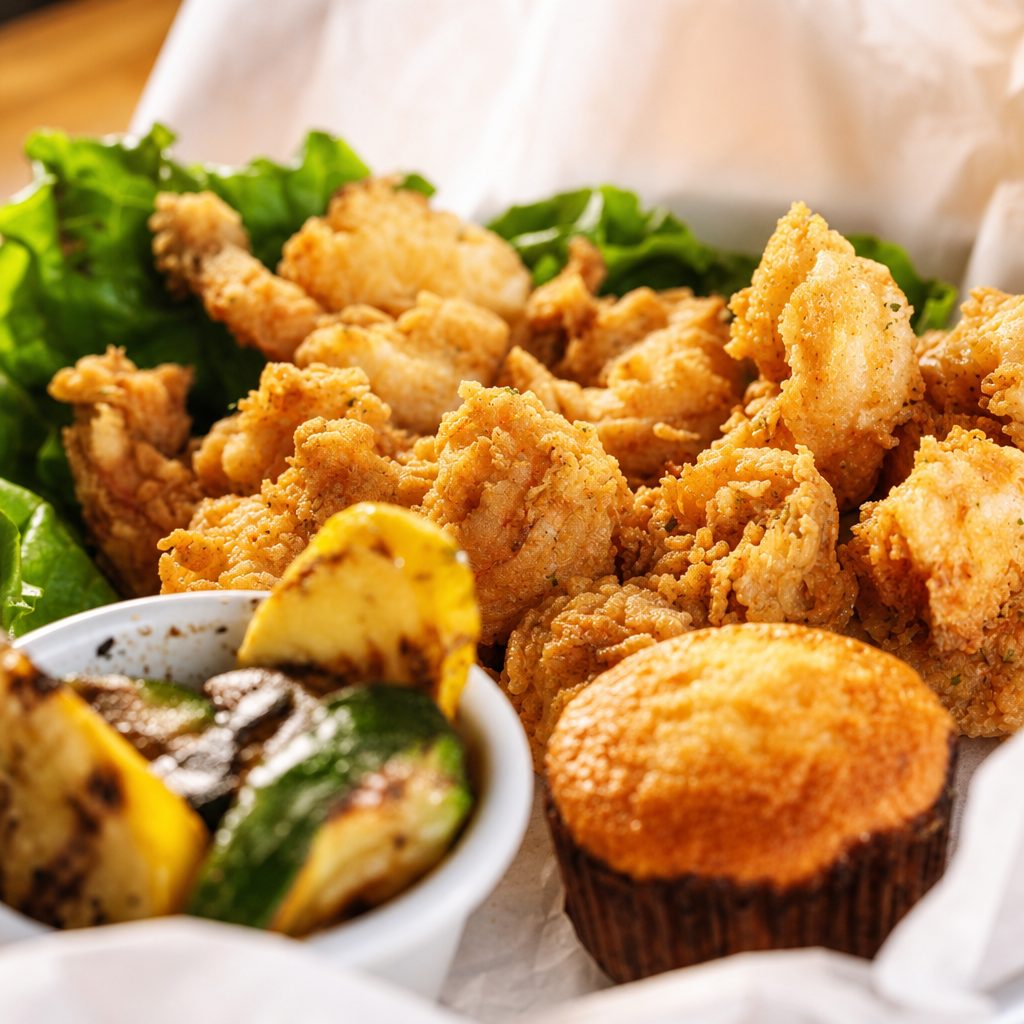 Shrimp Plate.